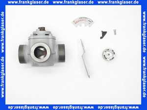 DRU3225 Honeywell Dreiwege-Universalmischer Grauguss AG PN 10 DN32 KvS=25 komplett mit Isolierung