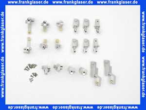 054.525.080 Hüppe Laufrollen- und Gleitersatz