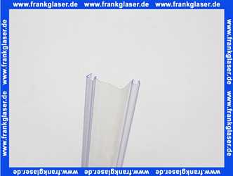 070023 Hueppe Dichtleiste Alternative zu 041542 Dichtleiste senkrecht zwischen Festfeld und Tür zu Arena 3000 Runddusche 90 cm ESG 6 mm