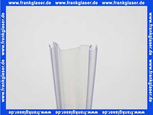 070023 Hueppe Dichtleiste Alternative zu 041542 Dichtleiste senkrecht zwischen Festfeld und Tür zu Arena 3000 Runddusche 90 cm ESG 6 mm