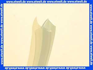 070044 Hüppe Ablaufleiste gebogen 977 mm für für 8 mm Glasdicke