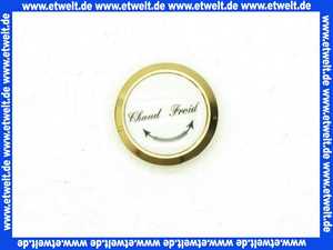 H960455A9 Ideal Standard Jado Zierkappe Chaud - Froid Retro für alle Einhebelmischer Edelmessing