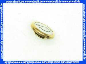 H960455A9 Ideal Standard Jado Zierkappe Chaud - Froid Retro für alle Einhebelmischer Edelmessing