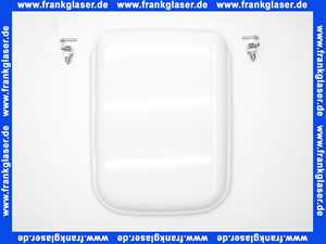 K700501 Ideal Standard WC- Sitz Tonca mit Deckel in weiss komplett mit Edelstahlscharnieren und Puffern