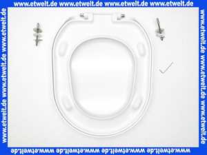 K704701 Ideal Standard Tonic WC-Sitz weiss komplett mit Scharniersatz und Puffern