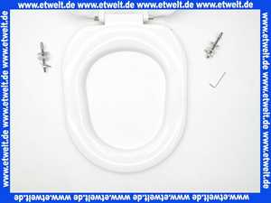 K704701 Ideal Standard Tonic WC-Sitz weiss komplett mit Scharniersatz und Puffern
