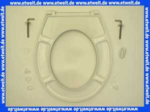 K705401 Ideal Standard San Remo WC-Sitz 48cm mit Fastfix und Puffern in weiss