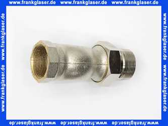 Heimeier Thermostat-Ventilunterteil Standard, Durchgang, DN 32, vernickelt 2202-05.000
