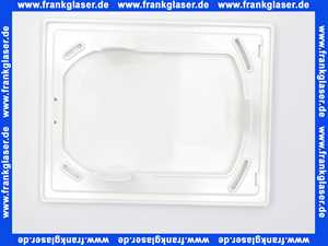 Heimeier Rahmen und Abdeckplatte, weiß Ersatz für Multibox C/RTL und C/E 9300-03.800