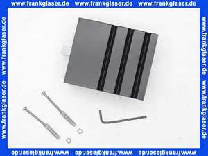 N1216UC Jado Seifenschale Serie Cubic chrom / schwarz