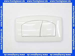 102000000012 Jomo Betätigungsplatte 2-Mengen Spülung, in weiss