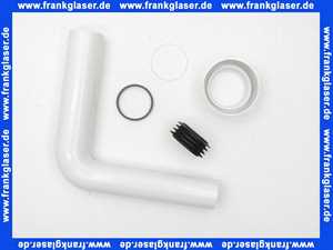 116000000079 Jomo Spülrohrbogenset zu AP-Spülkasten in weiss