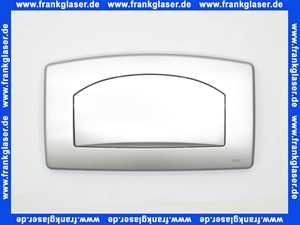 167-27040030-00 Betätigungplatte Drückerplatte mattchrom zu UP Spülkasten TSR mit Start Stopp Funktion
