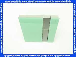1674000126100 Jomo Betätigungsplatte mit Halterahmen, grün, satiniert