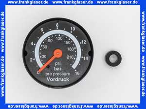 Judo Ersatzteil Manometer 0-16 bar Anschluss rückseitig 2160225