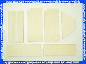 63029383 Junkers Schamottegarnitur für COSY08.., COSY10..