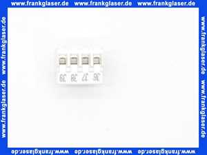 7747023980 Junkers Anschlussklemme 4-polig BR II Brenner weiß, für TG 12 EK-..