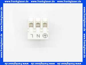 7747023981 Junkers Anschlussklemme steckbar 3-pol weiß für IGM, KBR...-3 A.., BK16