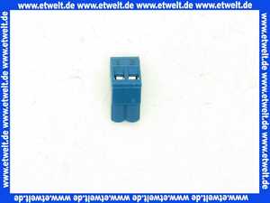 7747027014 Junkers Anschlussklemme steckbar 2-pol blau, für IGM, BK 13, BK 15