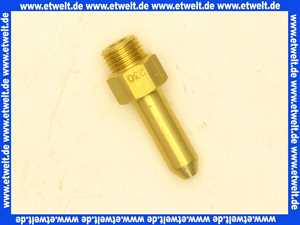 8718584463 Junkers Hauptgasdüse 2,30 Bohrung SW16 L:48 mm