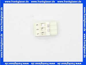 Junkers 8718585568 Anschlussklemme 3-pol BUS weiß