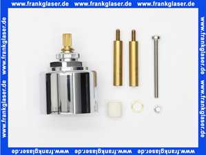 00028-C Kaja Verlängerungssatz für UP-Termostat ohne Absperrung in chrom