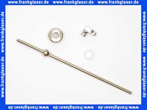 00056-EM Kaja Kugelstange, Mutteru. Gelenkstück f.Ablaufg. in edelmessing