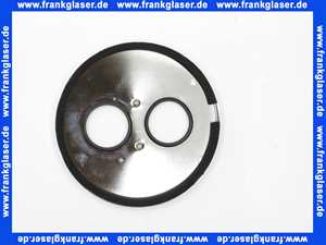 00175-C Kaja Wandrosette für IPURI-Unterputz-Thermostat mit Absperrung in chrom