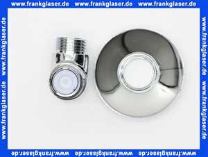 13506-C Kaja UP-Anschlußwinkel Brausewinkel 1/2 ohne Haken in chrom