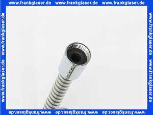 28110-C Kaja Metalleffekt-Flexschlauch Brauseschlauch mit Konus 125 cm x 1/2 x 1/2 Farbe chrom
