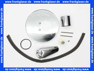 33452C Kaja mix Fertigmontageset für EH-UP-Wannenbatterie verchromt mit Umsteller