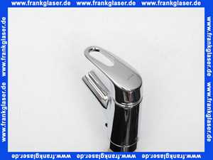 36832C Kaja MIX Einhand-Spültisch-Einlochbatterie mit Bügelhebel Hochdruck für Unterfenstermontage in Chrom