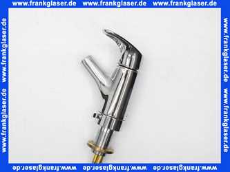 36832C Kaja MIX Einhand-Spültisch-Einlochbatterie mit Bügelhebel Hochdruck für Unterfenstermontage in Chrom