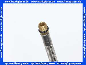 45517 Kaja Nirosta-Druckschlauch zu Wannenrandarmatur M10 x 1 x G1/2 Zoll x 600mm