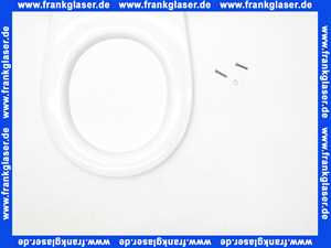 571150 Keramag WC-Sitz Visit mit Deckel Scharniere Edelstahl, weiss