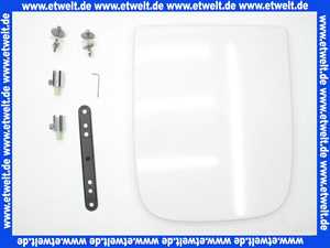 572120 Keramag WC-Sitz Renova Plan weiss mit Metalschanier, mit Absenkautomatik