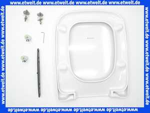 572120 Keramag WC-Sitz Renova Plan weiss mit Metalschanier, mit Absenkautomatik