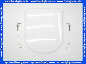 572140 Keramag WC-Sitz Renova Plan, mit Deckel bis 07/09 Scharniere Edelstahl, weiss