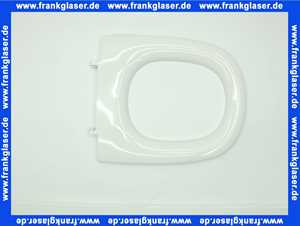 573620 Keramag Klosettsitz Vitelle mit Deckel Scharniere verchromt, weiss