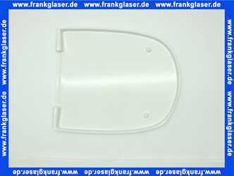 573620 Keramag Klosettsitz Vitelle mit Deckel Scharniere verchromt, weiss