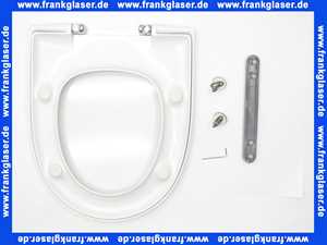 574905000 Keramag WC-Sitz VIVANO weiss, Scharniere Edelstahl mit Absenkautomatik