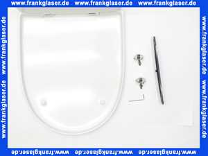 574905000 Keramag WC-Sitz VIVANO weiss, Scharniere Edelstahl mit Absenkautomatik