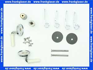598090 Keramag Scharniersatz zu Opus WC-Sitz alte Ausführung verchromt