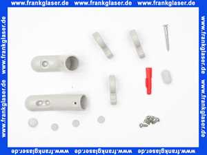 Kermi Befestigungswinkelsatz für Duschabtrennung Nova 2000 silber