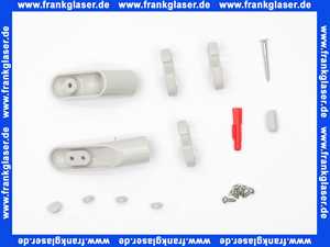 Kermi Befestigungswinkelsatz für Duschabtrennung Nova 2000 silber