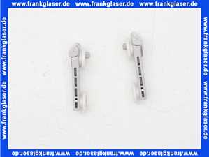 2533860 Kermi Laufwagen komplett zu Duschabtrennung Silber
