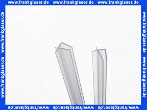 Kermi waagerechte Dichtungen Dichtleisten für Pendeltüren 2 Stück 550 mm lang 2534045