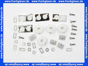 4038 Kermi Satz Laufrollen ICL Baugruppe zu I2T 40 Silber eloxal