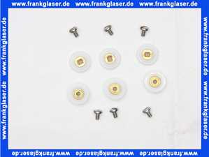 4208 Kermi Satz Laufrollen mit Schrauben für Duschtüre