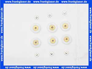 4208 Kermi Satz Laufrollen mit Schrauben für Duschtüre